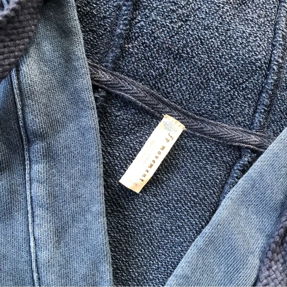 Free People Spur Of The Moment Solid Hoodie - Summer Night - Picture 5 of 5